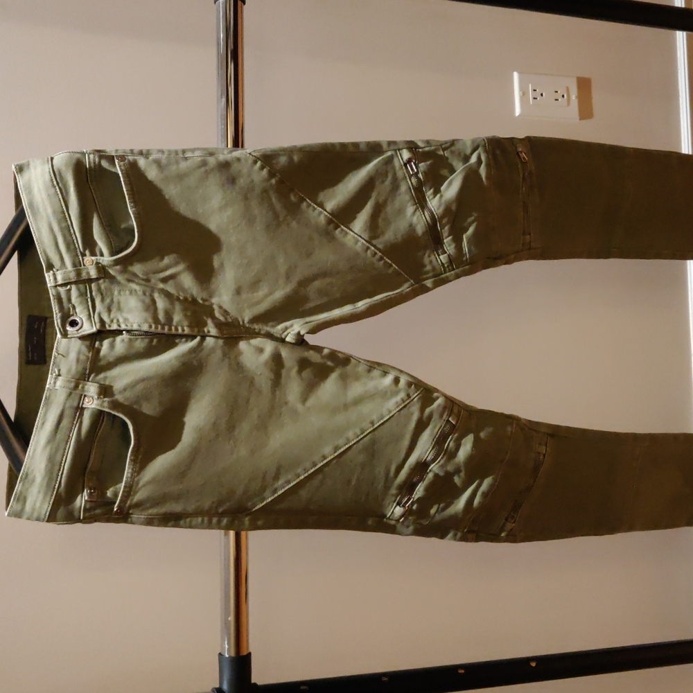 ZARA Green Slim Jeans